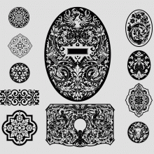طرح لیزر سی ان سی چوب