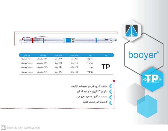 تیوب لیزر بویر booyer - Image 2